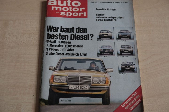 Deckblatt Auto Motor und Sport (26/1979)
